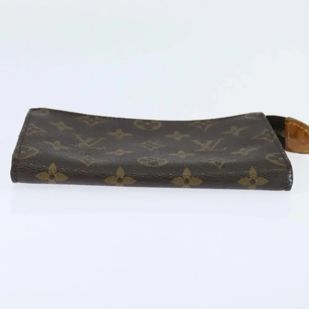 Louis Vuitton Monogram Bucket PM Accessory Pouch Brown